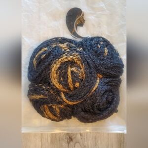 New Especially Yours Braided Hair Extention Bun Topper Wig Black & Carmel Tones